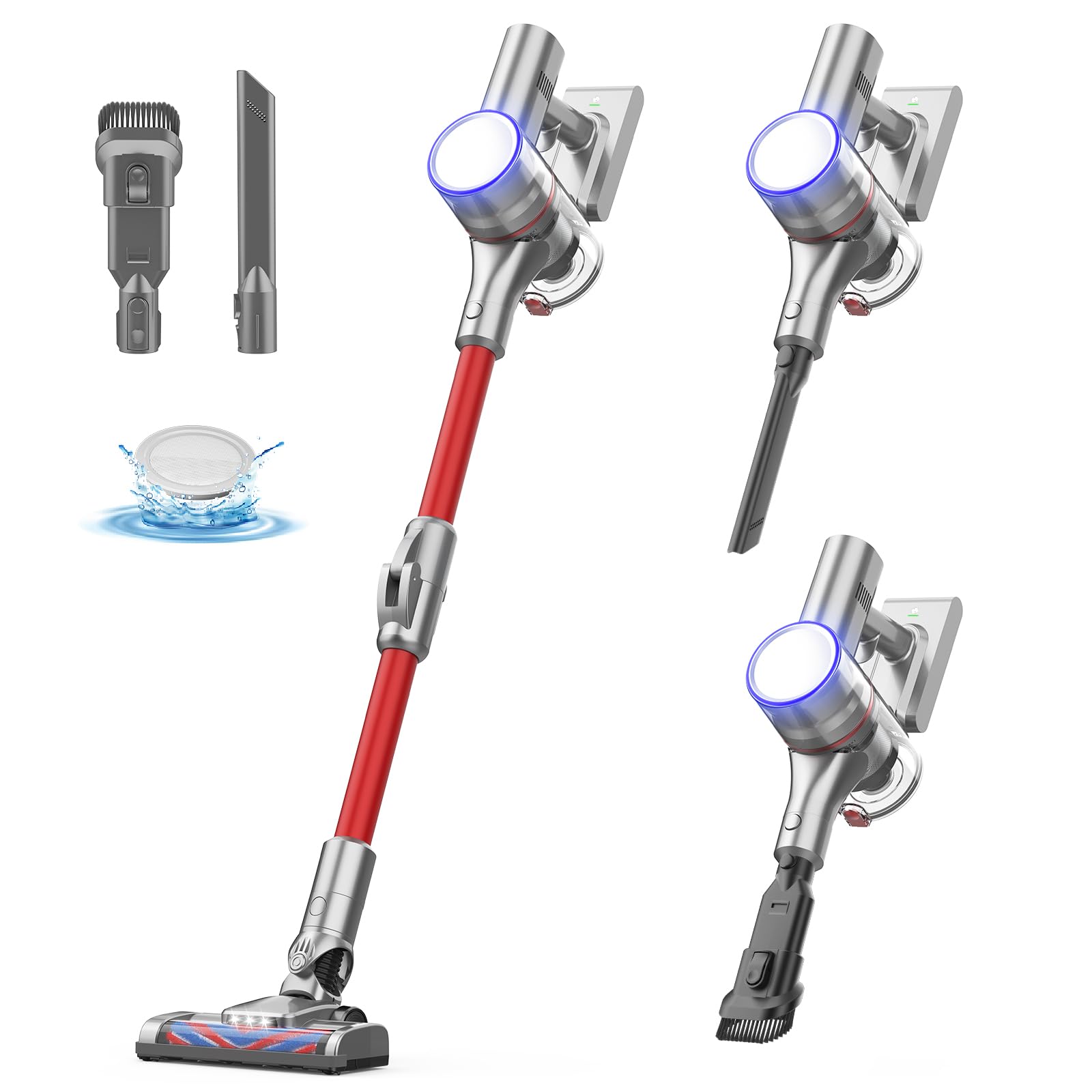 Airbot Aura Aura Vc801 19000Pa,無繩吸塵器手持棒便攜式真空除塵蟎灰塵感應磁性 V7 / V8 折疊款 Airbot Aura Aura Vc801 19000Pa,無繩吸塵器手持棒便攜式真空除塵蟎灰塵感應磁性 V7 / V8 折疊款